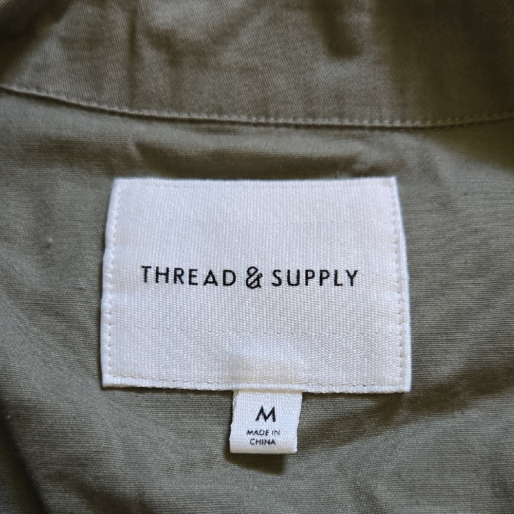 Thread & Supply Olive Utility Jacket - image 2